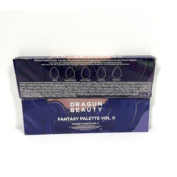 Dragun Beauty Fantasy Palette Vol. II Pressed Eyeshadow Palette NIB - Picture 4 of 4